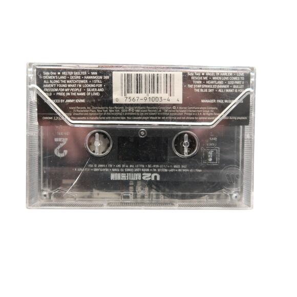 U2 Cassettes Set of 5 October Joshua Tree & More Untested Vintage Classic Rock - Picture 12 of 16